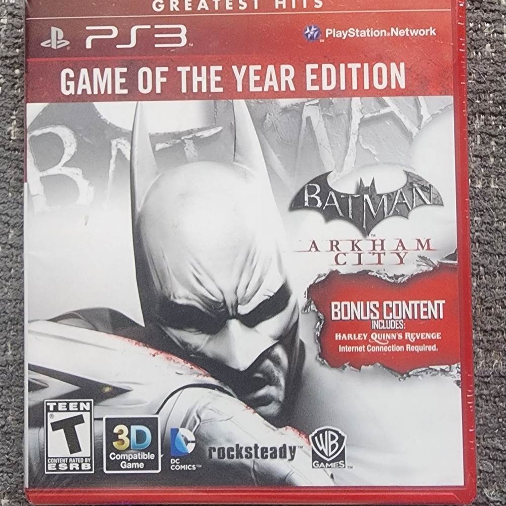 RockSteady Batman: Arkham City PS3 - Game of the Year Edition